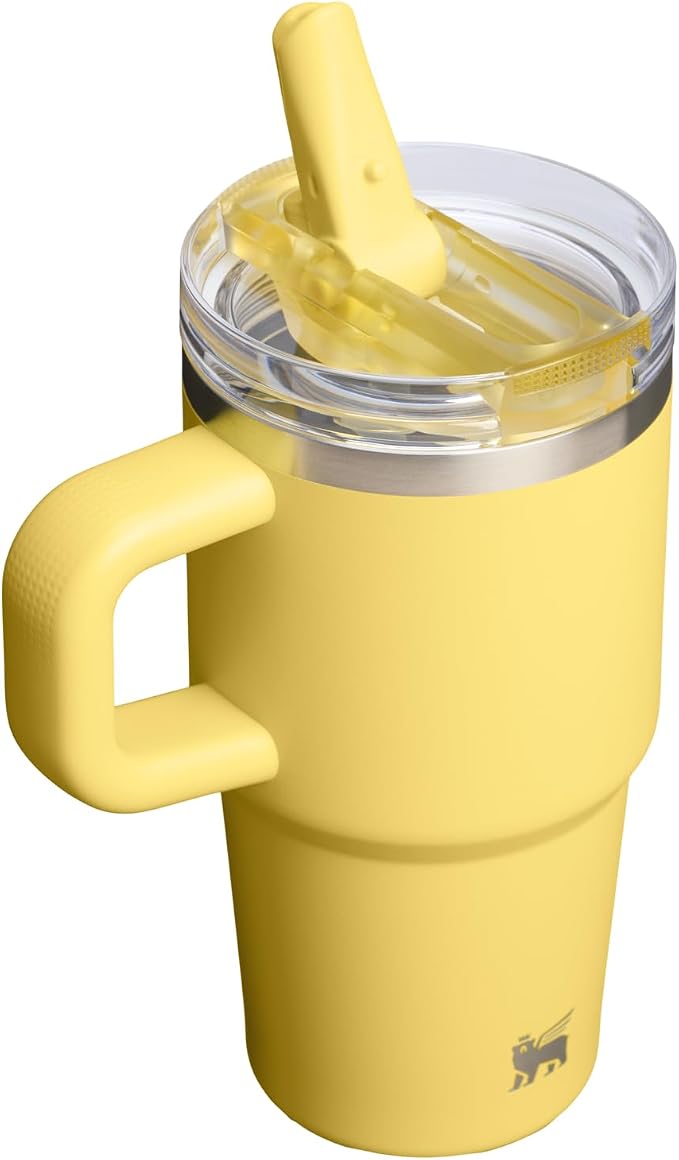 STANLEY Quencher ProTour Flipstraw Tumbler, 20 oz, Daffodil | Built-In Straw & - Image 3