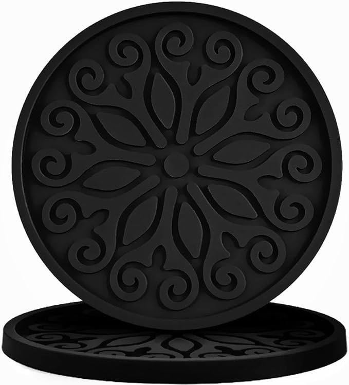 Silicone Coasters for Drinks, Resistant Reusable Drink Coasters-Great Gift for by Unknown