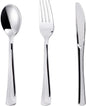 200PCS Silver Plastic Silverware, Disposable Utensils & Cutlery | 100 Forks by N9RTABLEWARE