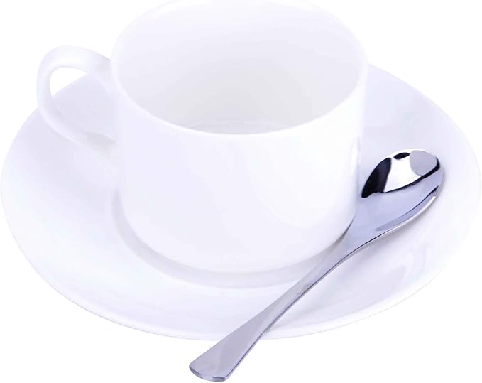VANRA 4.9in 4-Piece Tea Spoons Set Stainless Steel Coffee Appetizer Dessert - Image 4