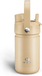 Kids Insulated Water Bottle - 12oz Stainless Steel Water Bottle with Dual Spouts by ENCOOL