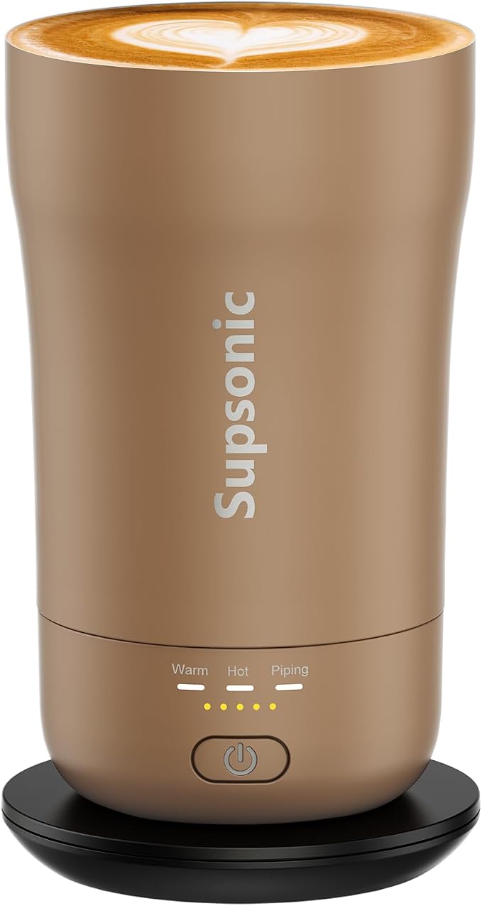 Supsonic Heated Coffee Mug, 14oz Smart Constant Temperature Travel Mug | Heat by Supsonic