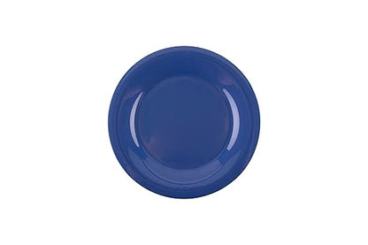 G.E.T. 9" Heavy-Duty Wide Rim Melamine Dessert Plate (Set of 4)