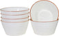 Ceramic Bowls Set of 6, 27oz Deep Soup Bowls by Unknown