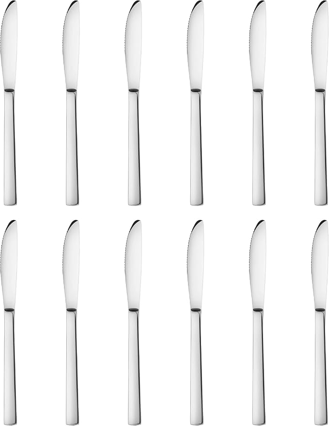 New Star Foodservice Windsor Pattern 18/0 Stainless Steel Dinner Knife by NewStarFoodservice
