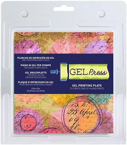 Gel Press Gel Plate 6"X6"