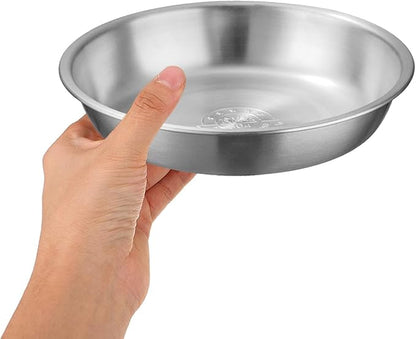 Stainless Steel Soup Bowl Matte Finish Multipurpose Kitchen Basin for Home Use Smooth Rounded Edges Mixing and Serving Bowl for Fruits Vegetables Rice and Steaming