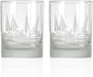 Rolf Glass Regatta 13oz Double Old Fashioned Glass | Set of 2 Whiskey Cocktail Tumblers | Engraved and Lead-Free | Made in the USA | Nautical Sailboat Design