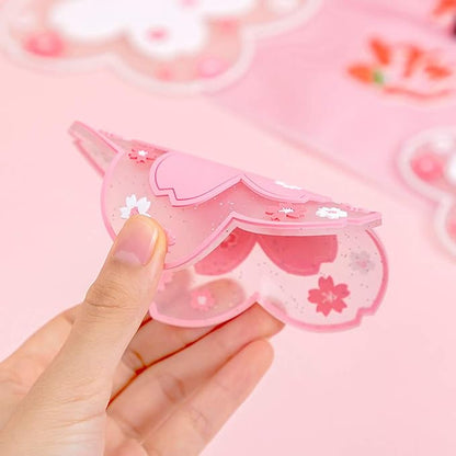 Sakura Coasters Set of 4 Kawaii Cup Mat Anti-Skid Pot Bowl Pad Placemats PVC - Image 5