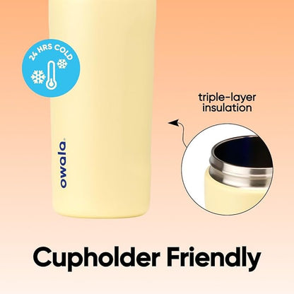 Owala FreeSip Kids Stainless Steel Water Bottle 16 oz Misty Horizon - Image 4