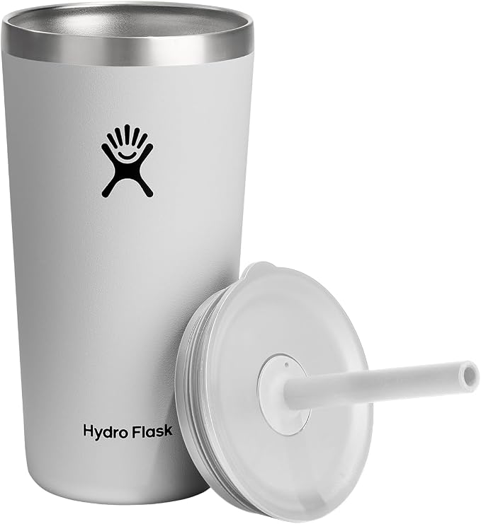 20 OZ All Around Tumbler Straw LID White - Image 7