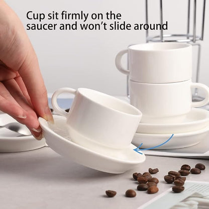 Sweejar Porcelain Espresso Cups - Image 4