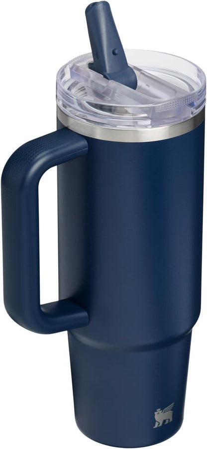 STANLEY Quencher ProTour Flipstraw Tumbler, 30 oz, Dark Navy | Built-In Straw & - Image 3