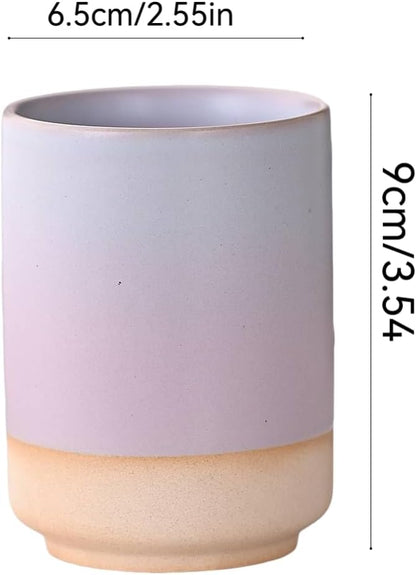 10oz Transitional Chinese/Japanese style Handle-less Ceramic Tea cups teacup - Image 2