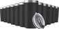 12Pack 20oz Tumbler Vacuum Insulated Travel Mug with Lids, Stainless Steel Double Wall Bulk Cup for Home, Office, Outdoor Suitable for Vehicle Cup Holders （Black）