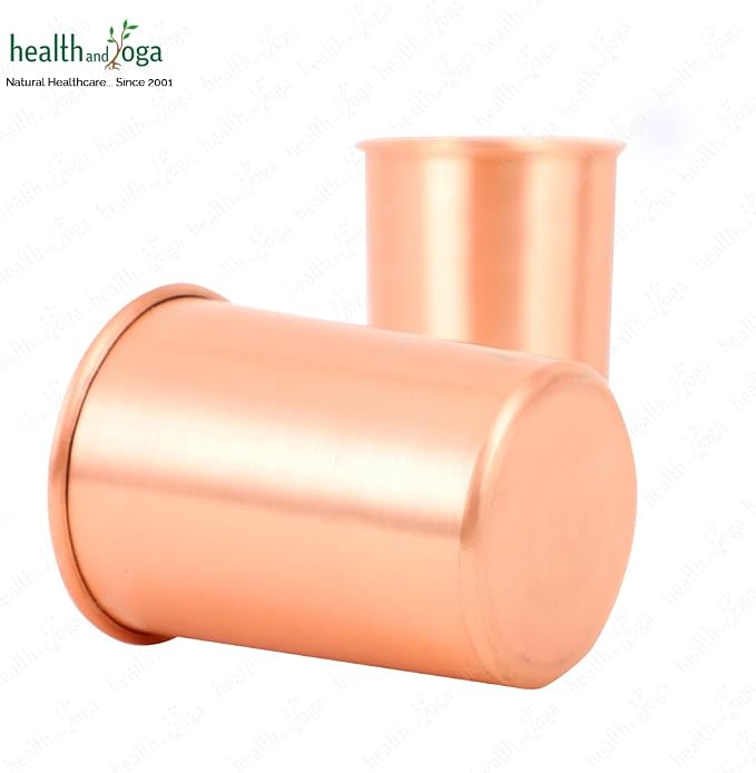 HealthAndYoga™ qCup Pure Copper Tumblers - Image 9
