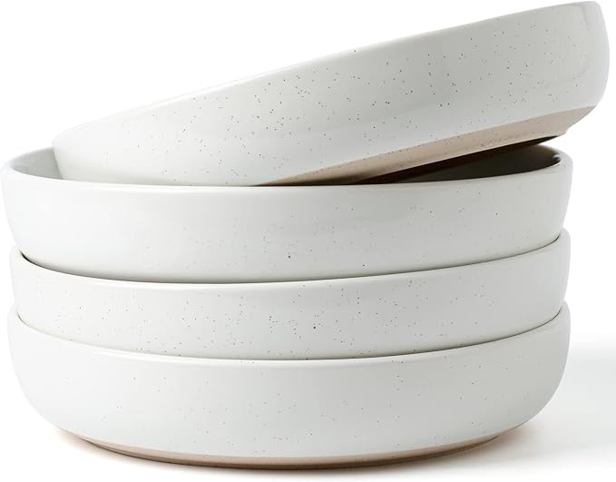 famiware Milkyway 33 oz Pasta Bowls Set of 4, Dishwasher & Microwave Safe by Famiware