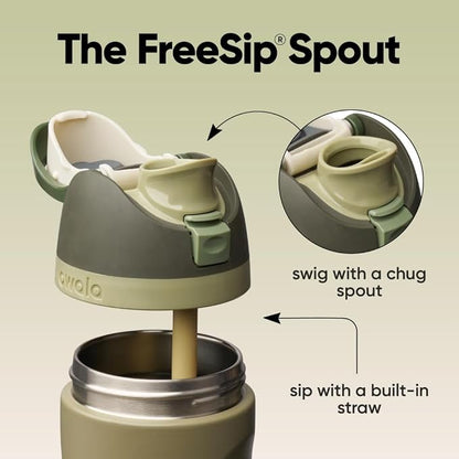 Owala FreeSip Stainless Steel Water Bottle 24 oz Off Road - Image 2