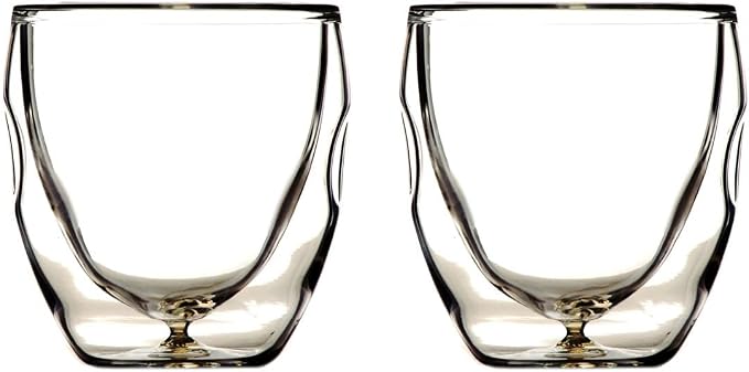 Moderna Artisan Series Double Wall 2 oz Beverage & Espresso Shot Glasses by Ozeri