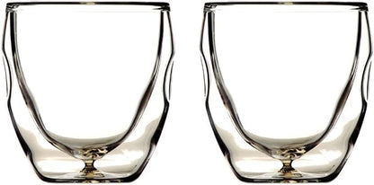 Moderna Artisan Series Double Wall 2 oz Beverage & Espresso Shot Glasses by Ozeri
