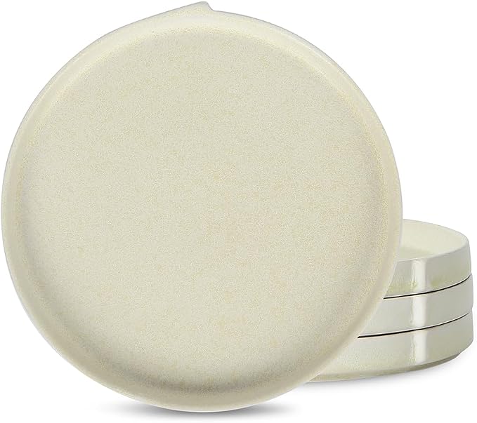 Stone Lain Bao 4-Piece Salad Plate Set Stoneware by Unknown