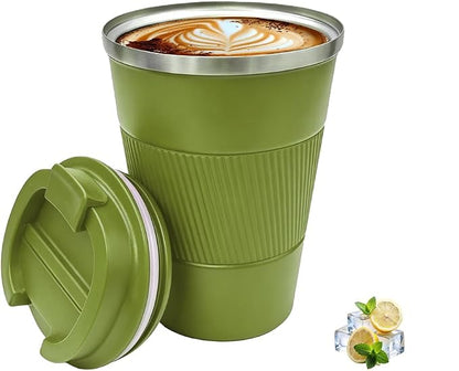 Coffee Mug with Leak Proof Lid, Travel Mug Stainless Steel Tumbler, Double Wall by Unknown