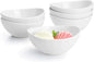Sweese 10 oz Small White Porcelain Bowls by Sweese