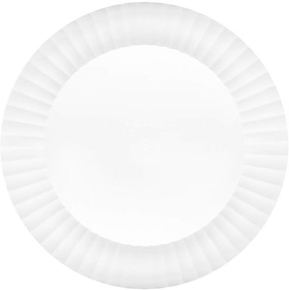 Party Essentials Deluxe Quality Hard Plastic 7.5-Inch Round Party/Salad Plates by PartyEssentials