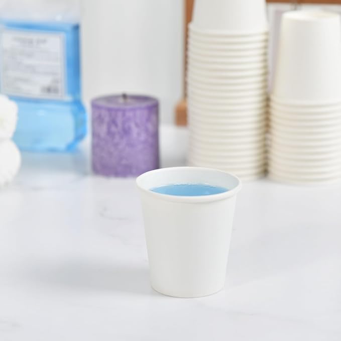 Vumdua 500 Pack 3 oz Bathroom Paper Cups, Small Coffee Cups Leak-Free Mini - Image 4