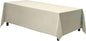 Gee Di Moda Rectangle Tablecloth - 70 x 120 Inch Ivory Table Cloth for 6 or 8 Foot Rectangle Tables - Heavy Duty Washable Fabric - for Holiday Party, Dinner, Weddings, Baby Shower & Events
