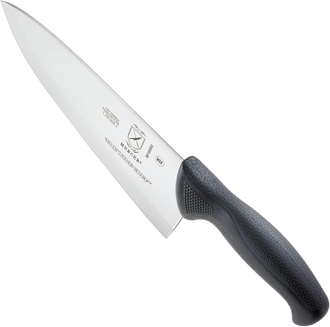 Mercer Culinary M18000 Millennia Black Handle, 8-Inch Wide Hollow Ground - Image 3
