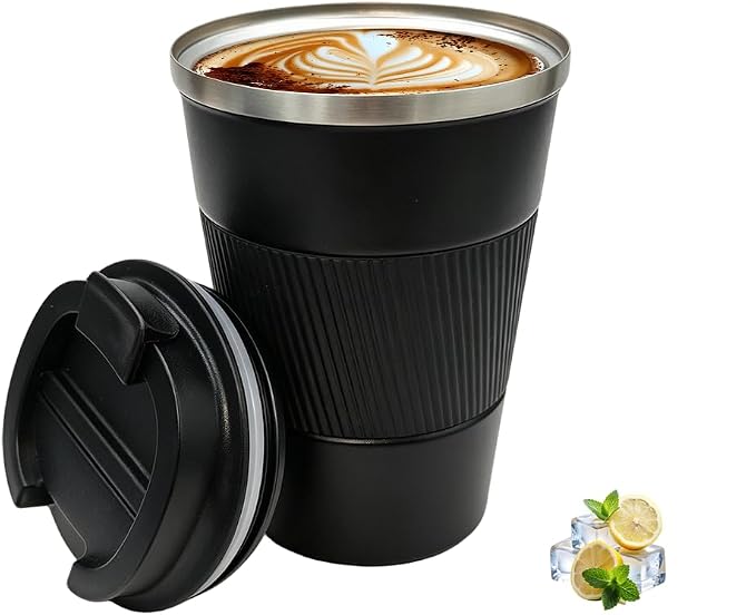 Coffee Mug with Leak Proof Lid, Travel Mug Stainless Steel Tumbler, Double Wall by Unknown