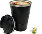 Coffee Mug with Leak Proof Lid, Travel Mug Stainless Steel Tumbler, Double Wall by Unknown