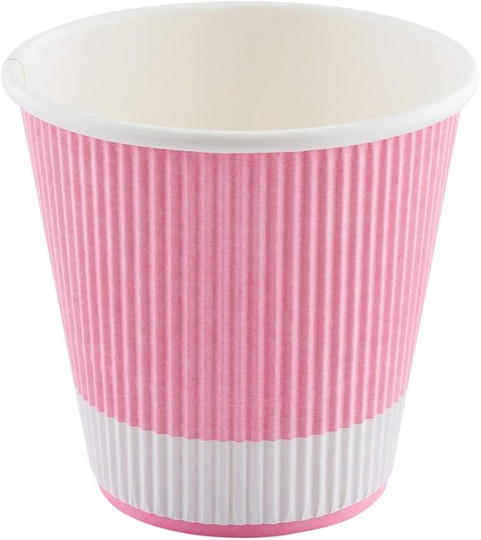 Restaurantware 8 Ounce Double Wall Disposable Coffee Cups, 500 Insulated Light - Image 5