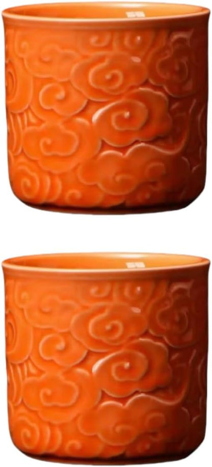 Ceramic Espresso Cups Set of 2 or 4-3oz Demitasse Cups by DicmracyCeramiccups