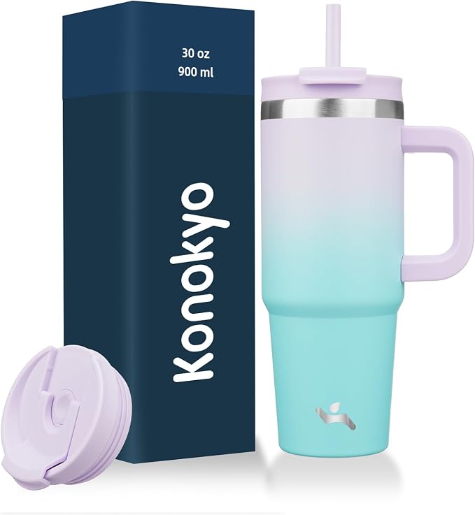 Konokyo 30 oz Insulated Tumbler Water Bottle by Konokyo