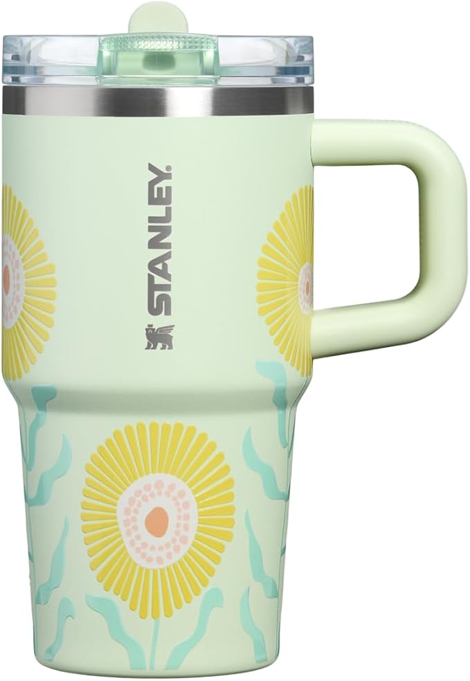 STANLEY Quencher ProTour Flipstraw Tumbler, 20 oz, Honeydew Garden | Built-In by Unknown