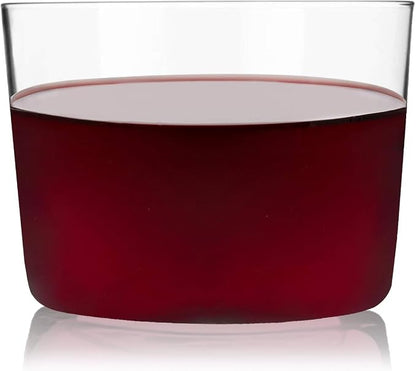 Libbey Café Petite Rocks Glasses Set of 8, Dishwasher Safe Old Fashioned by Libbey