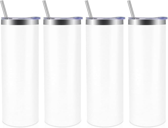 Volhoply 4 Pack Skinny Tumblers by LiveFully%EF%BC%8CDrinkFreely%E2%80%94KeepGoingwithVolhoply%EF%BC%81