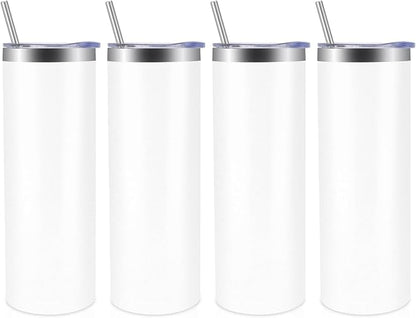 Volhoply 4 Pack Skinny Tumblers by LiveFully%EF%BC%8CDrinkFreely%E2%80%94KeepGoingwithVolhoply%EF%BC%81