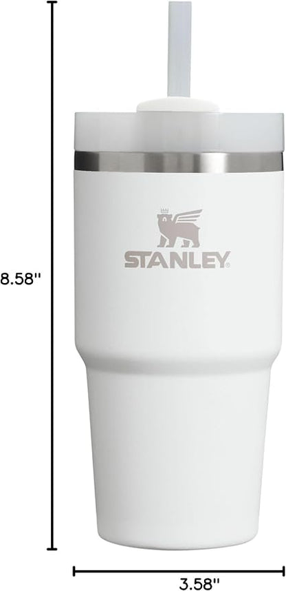 STANLEY Quencher H2.0 Flow State Tumbler, 20 oz, Frost | Straw and 3-Position - Image 10