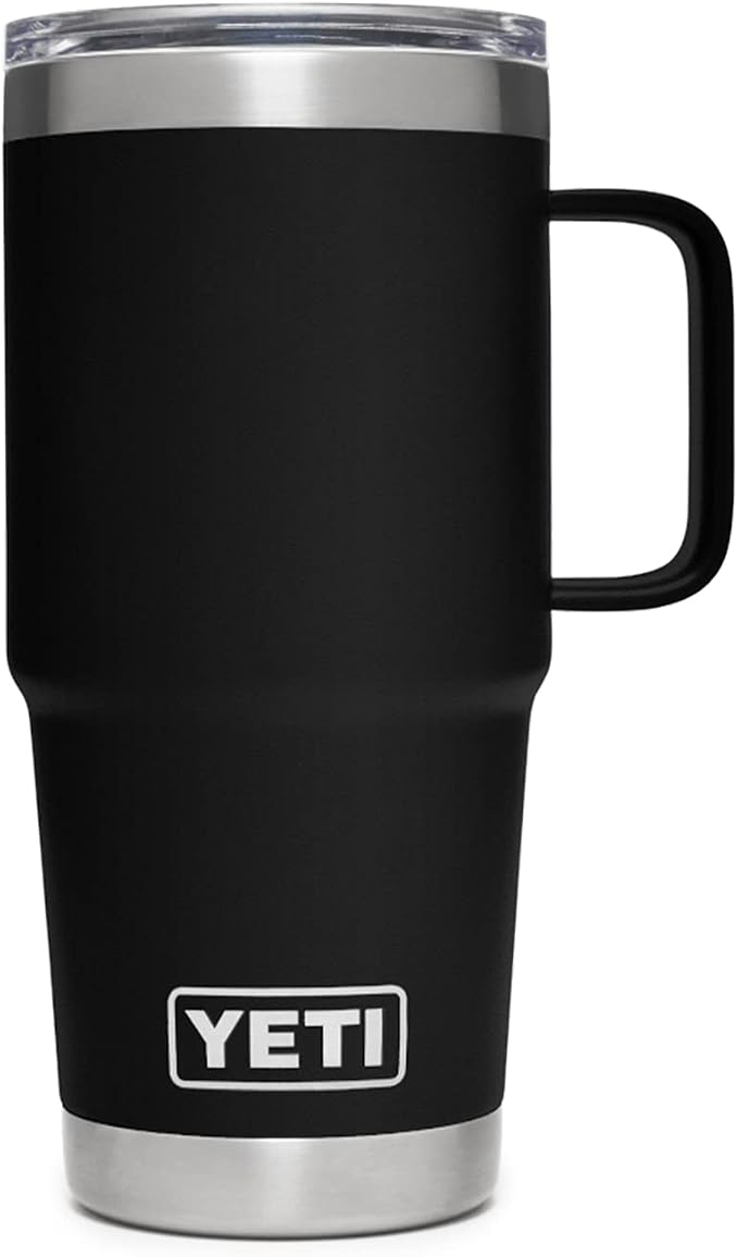 YETI Rambler 20 oz Travel Mug, Stainless Steel, Vacuum Insulated - Image 3