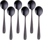 Buyer Star Bouillon Spoon Sets, 7-Inch Round Soup Spoons, Stainless Steel by BuyerStar