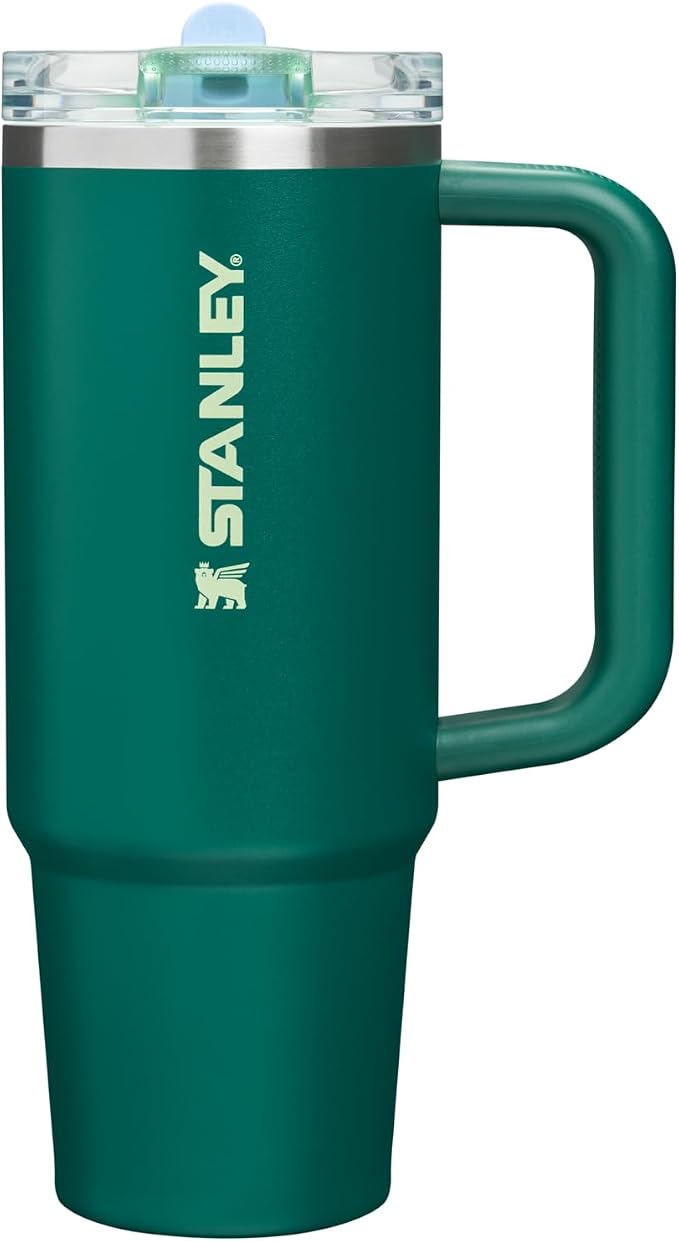 STANLEY Quencher ProTour Flipstraw Tumbler, 30 oz, Emerald Honeydew | Built-In by Unknown