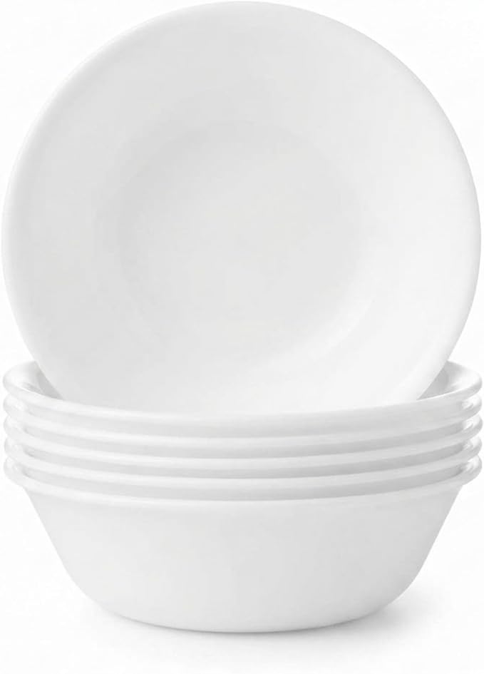 Corelle Vitrelle 6-Piece Soup/Cereal Bowl Set Triple Layer Glass and Chip by Corelle