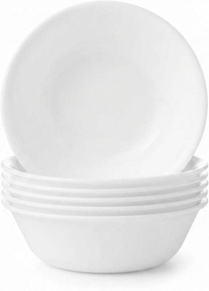 Corelle Vitrelle 6-Piece Soup/Cereal Bowl Set Triple Layer Glass and Chip by Corelle