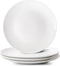 White Dinner Plates Set of 4, Extra Large 12 Inch Dinner Plates, Oversized Ceramic Plates for Main Dishes, Microwave and Dishwasher Safe, 30.7Cm
