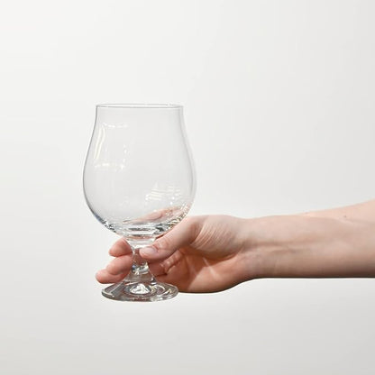 Krosno Dark Stout Beer Glasses 0.5 Liter | Set of 6 | 16.9 oz | Elite Collection | Perfect for Home and Parties | Dishwasher Safe | Lead-Free Crystal Glass