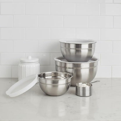 Cuisinart Mixing Bowl Set, Nesting Bowls, Stainless Steel, 3-Piece | 1.5 - Image 7