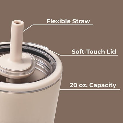 HydroJug Everyday Tumbler 20 oz, Ceramic-Lined Straw Cup - Image 4
